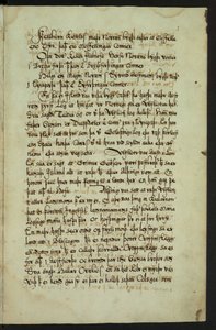 Copy of Íslendingabók by Jón Erlendsson, stored at Árni Magnússon Institute (page 7/25)